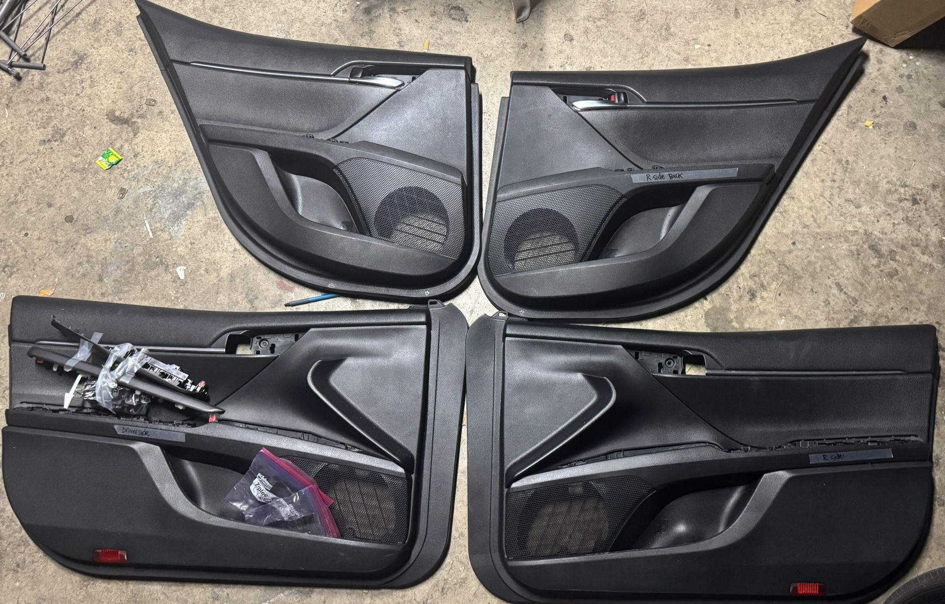 2021 Toyota Camry Door Panels Rear Lights