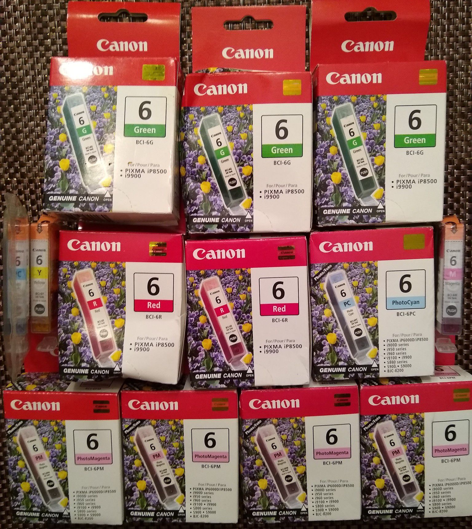 Canon BCI-6 Ink Cartridges Qty 13