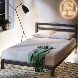 King Size Metal Platform Bed 