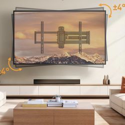 TV Wall Mount Full Motion 32-65 Inch Flat Screen Dual Arms Rotate Swivel Tilt TV Stand