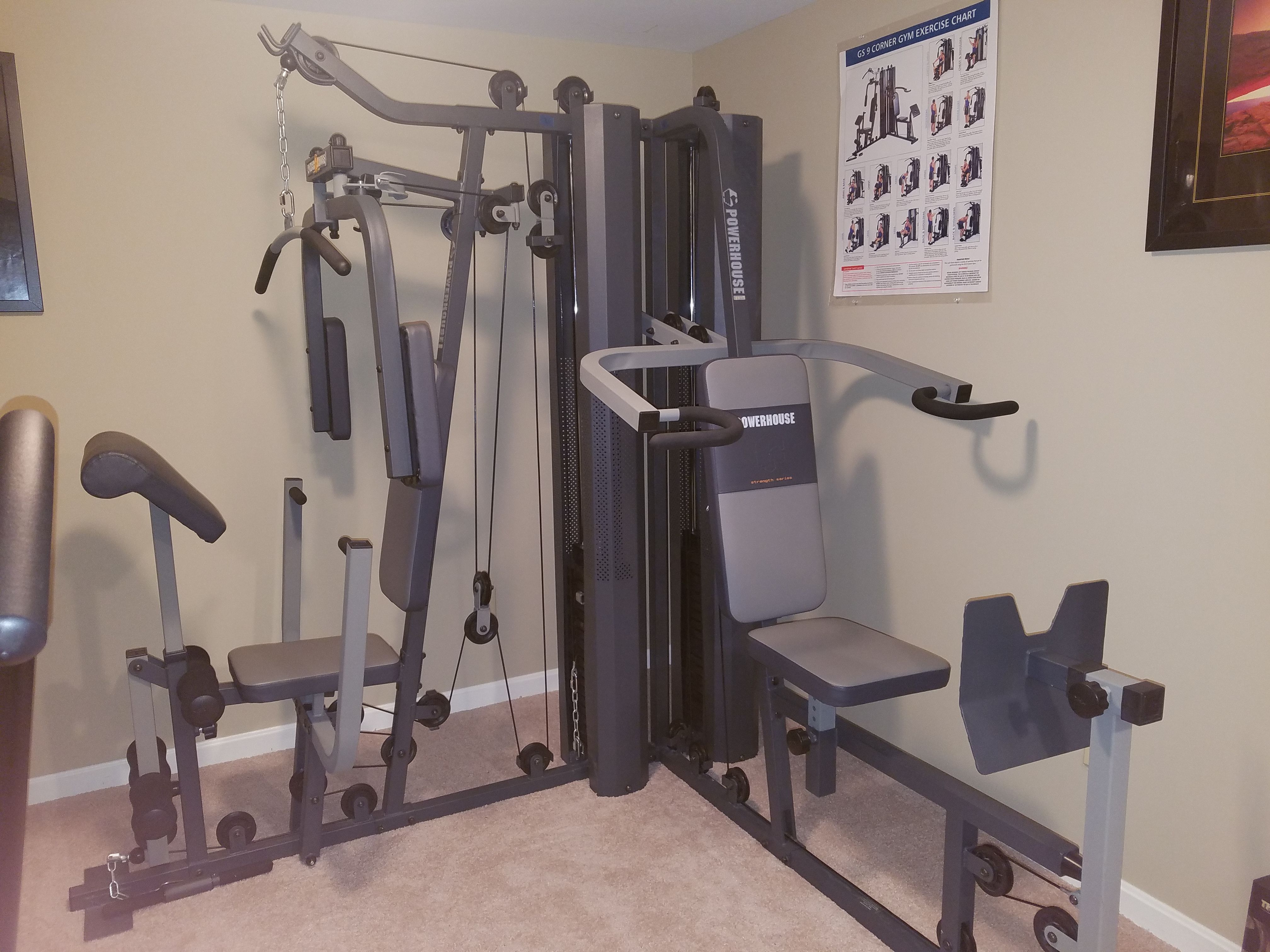 Impex Powerhouse Corner Gym GS-9 in Excellent Condition --$375