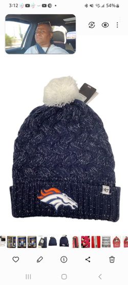 New England Patriots '47 Cuff Knit Hat - Pom NFL For Men And Women Blue