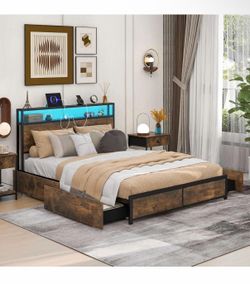 Queen bed frame (only)
