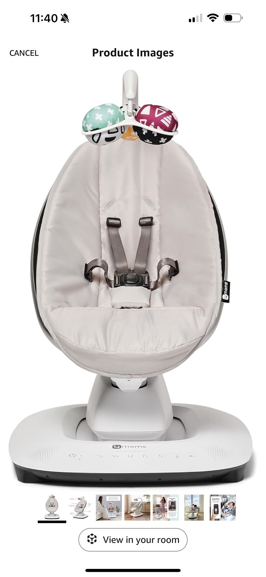 4moms Mamaroo Baby Swinger