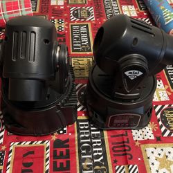 2 mini led moving heads