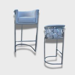 NY: Pair of Fancy Counter Stools