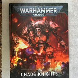WARHAMMER 40K Codex: Chaos Knights 2022