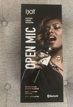 IJOY OPEN MIC BLUETOOTH KARAOKE MICROPHONE