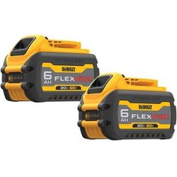 Dewalt Flexvolt 6 Ah Batteries 2 Pack
