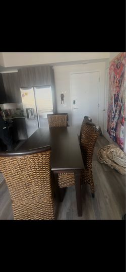 Dinning table and chairs