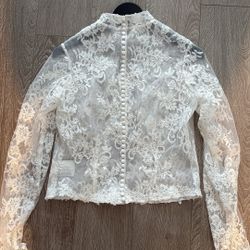 Lace Wedding Dress Topper