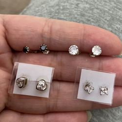 Real Silver Small Stud Earring