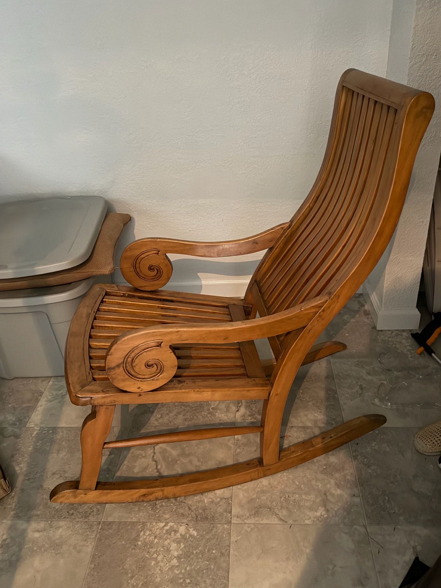 Beautiful Hardwood Rocking Chair