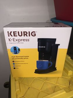 Keurig K-Express Single Serve K-Cup Pod Coffee Maker Black, Factory Sealed