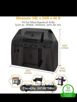Waterproof bbq grill cover