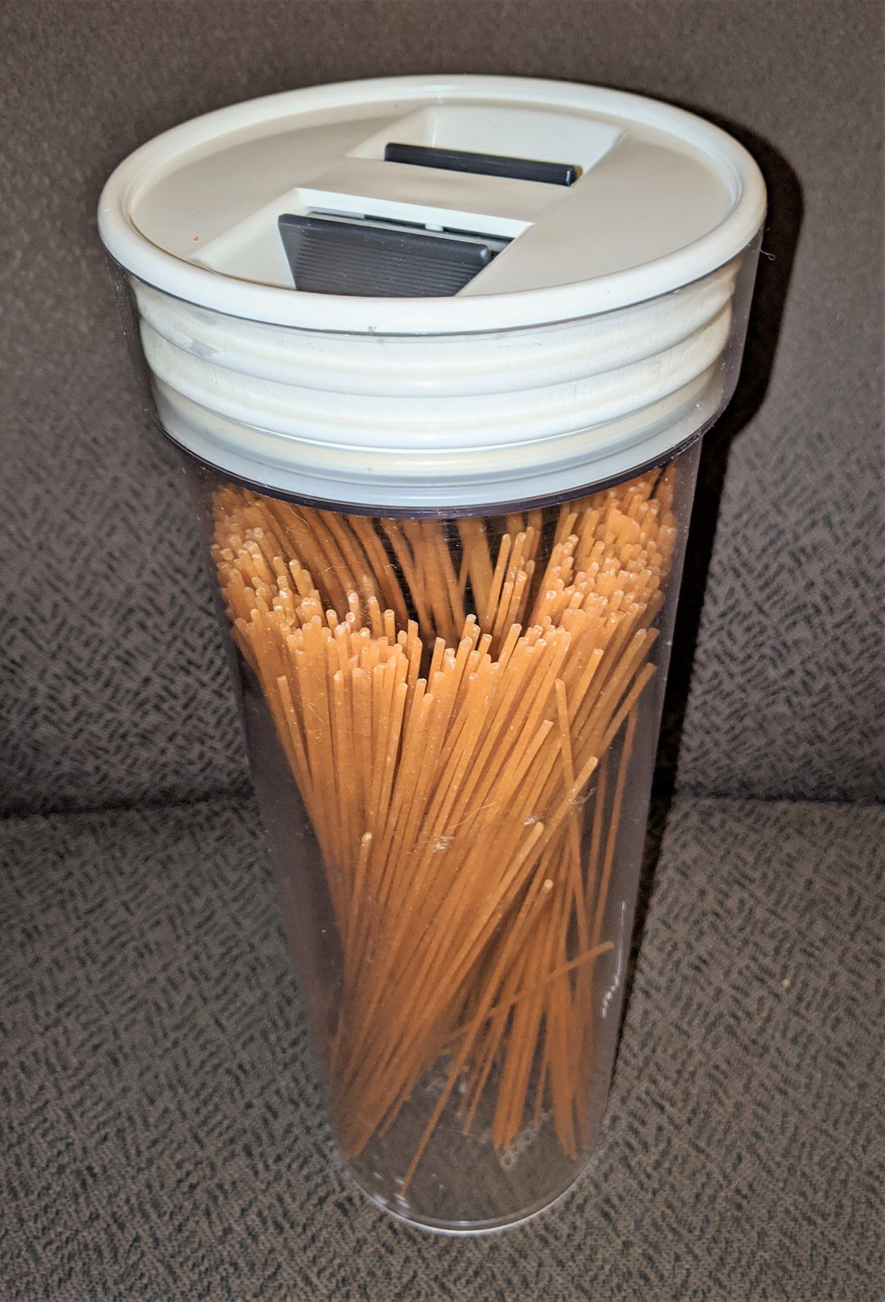 2 liter Pasta Storage Plastic Container w/ Airtight Lid
