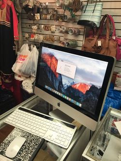 IMAC 21.5inch i5 processor 12gb ram 500gb hardrive