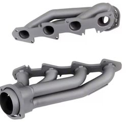 BBK 1-3/4-Inch Tuned Length Shorty Headers; Titanium Ceramic