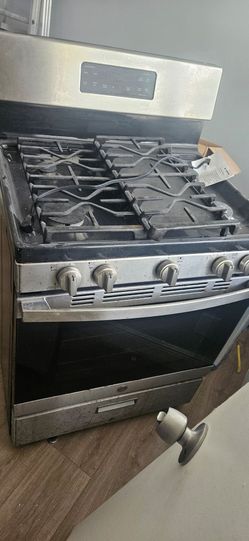 GE Stainless Steel Gas Range Oven