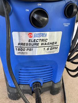 Power Washer 1800 PSI