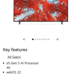 50” Lg Smart TV