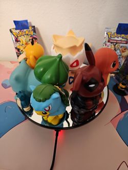 Pokemon plushies and figurines