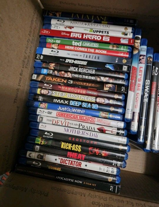 Blu Ray Movie Lot