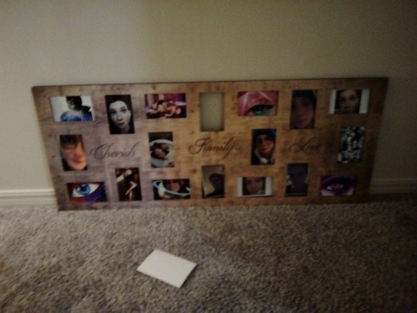 Multi Picture Frame No Back Piece