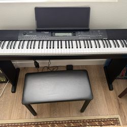Piano With Bench