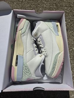 Jordan 3 Easter Spring Is In The Air 7, 7.5, 8, 8.5, 9, 9.5, 10, 10.5, 11, 11.5, 12, 13, 14