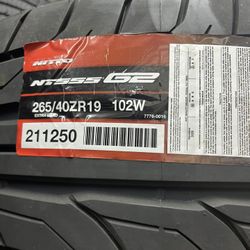 265/40/19 Nitto G2
