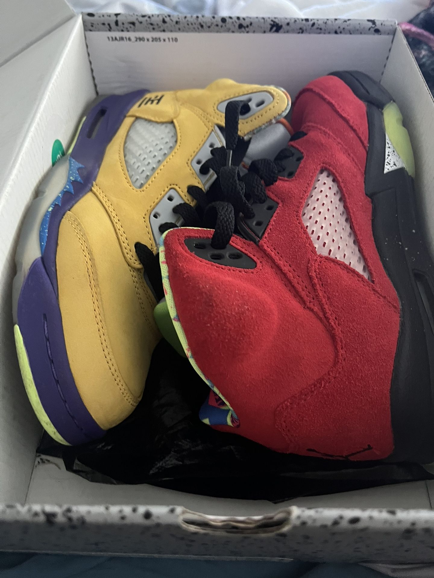 “what the” Jordan 5s