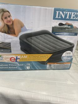 Intex Dura-Beam Standard Twin Airbed - New in Box!