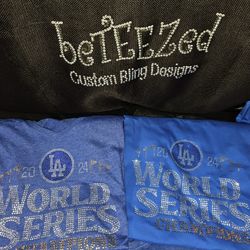 New 2024 DODGERS  World Series CHAMPIONS BLING