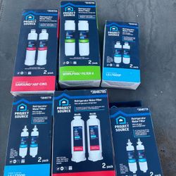 Project Source Refrigerator Water Filters – Lot of 5 Boxes