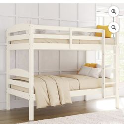 White Bunk Bed 