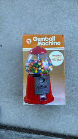 Gumball machine piggy bank gum ball