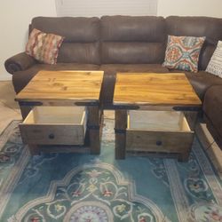 Mesquite Coffee Table and Mesquite End Tables