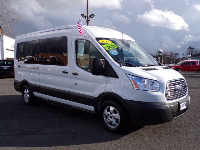 2018 Ford Transit T350 XLT med roof 15 passenger low miles finance available