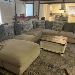 Large Sectional Couch With Chase