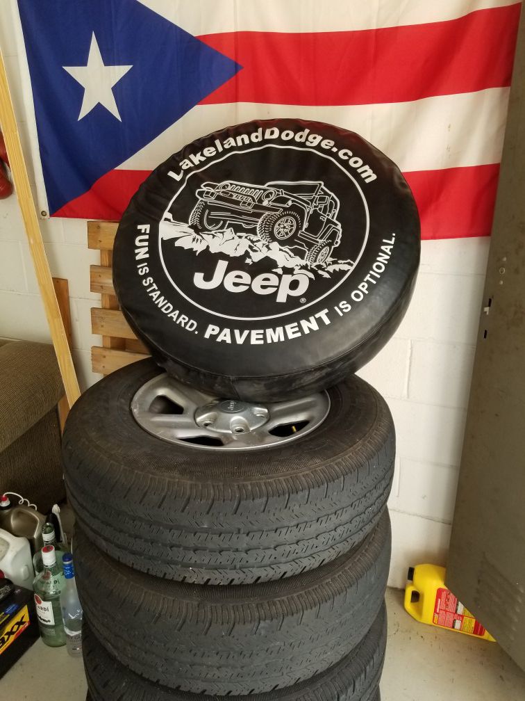 2017 Jeep wrangler unlimited wheels