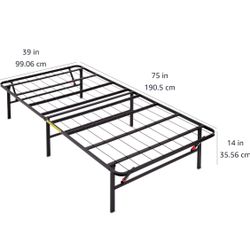 Twin - Foldable Platform Bed Frame