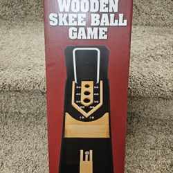Toy- Wooden Skee Ball Game
