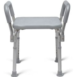 Medline Shower Chair With Arm Rest-NO Backrest