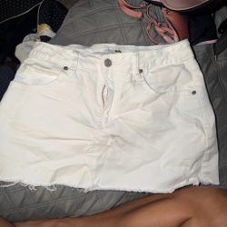 Mini Jean Skirt