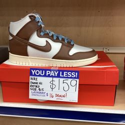 Nike Dunk Hi Retro Size 8.5