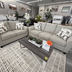 2 PC SOFA AND LOVESEAT