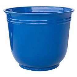 NEW Blue Theo Resin Planters by Trendspot, 2-pack