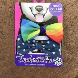 Dog collar bow ties