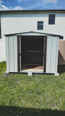 8x6 shed installation included.